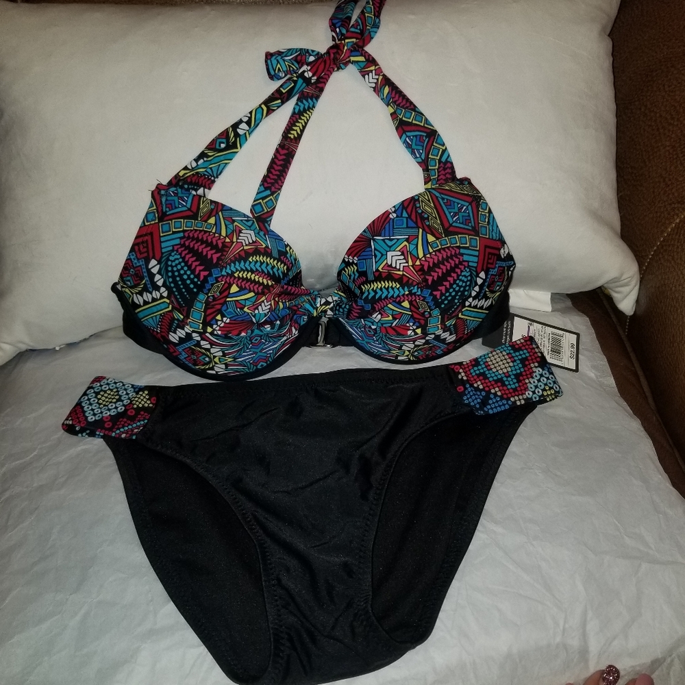 Mossimo Aztec print bikini small - Picture 7 of 13